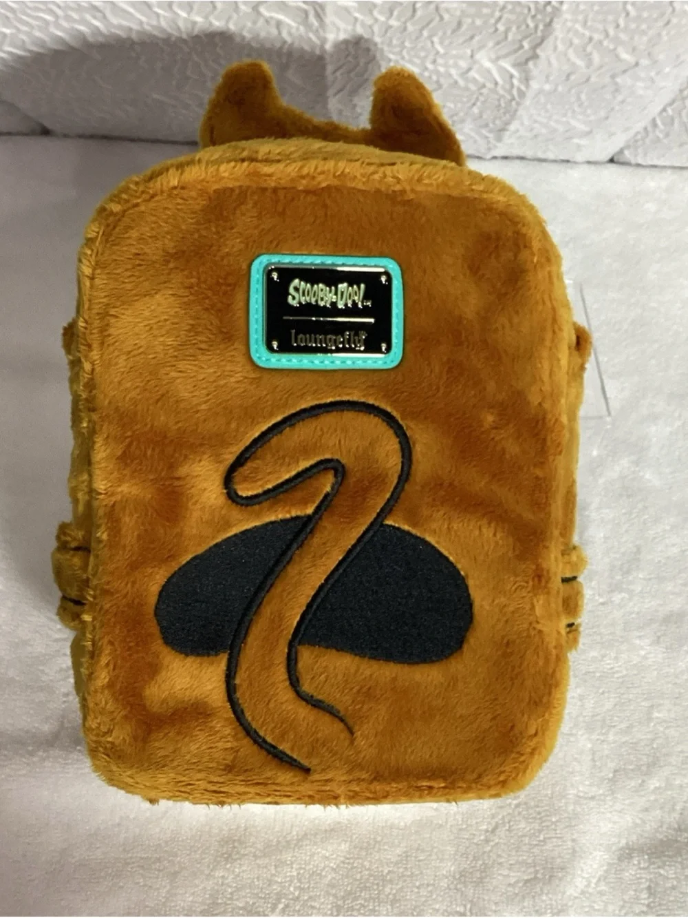 Loungefly Scooby Doo Plush Crossbuddies Crossbody Bag Removable Snack Pouch EUC